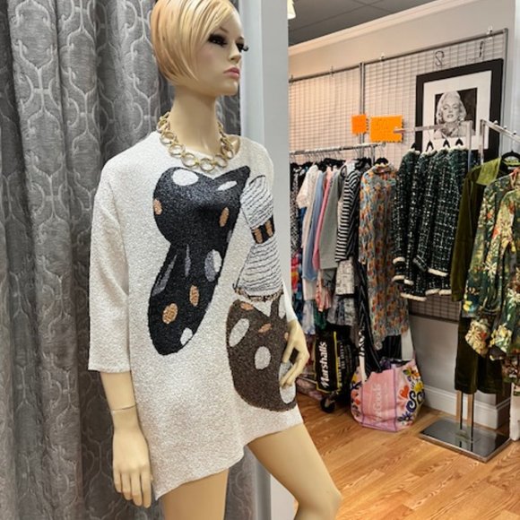 NWT Berek Size 1 Three Hats Funky Top - Picture 2 of 3